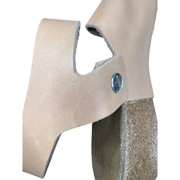 Papillio X Birkenstock Unisex Brown Wedge Sandal Size M 8 W 10 - Picture 11 of 12